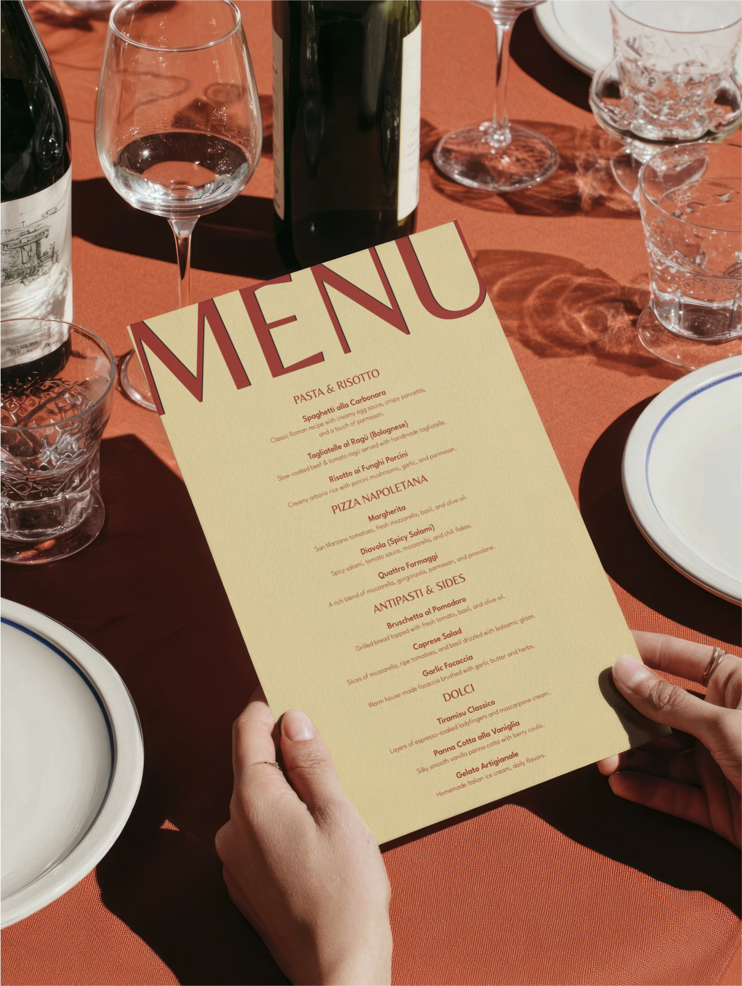 Thiết kế & in menu cầm tay đẹp, chuyên nghiệp