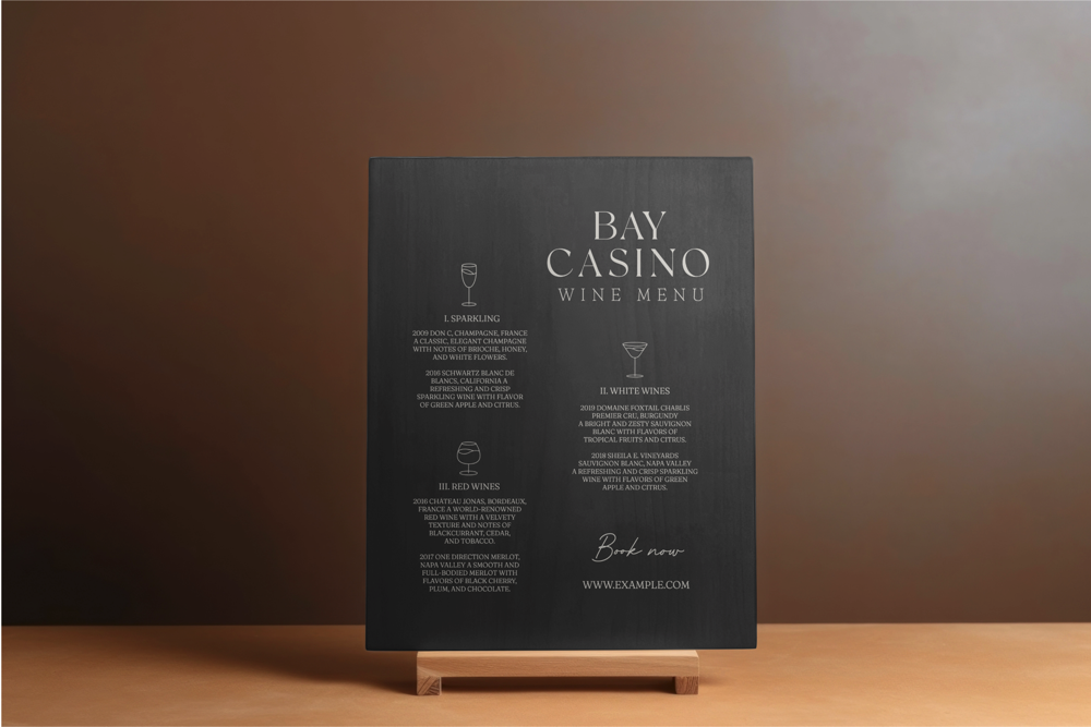 Thiết kế & in menu để bàn đẹp, chuyên nghiệp