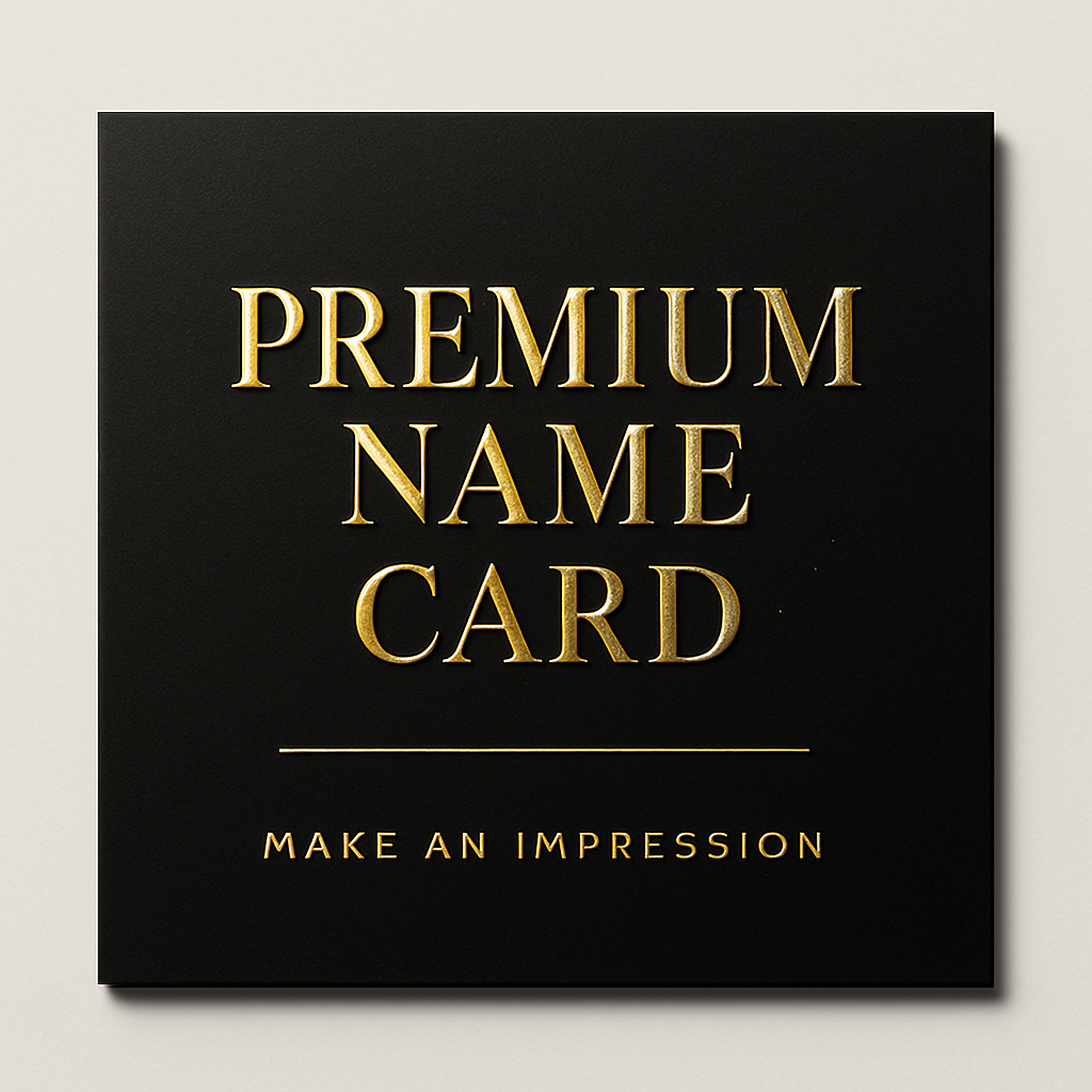 In Name Card Ép Kim Cao Cấp