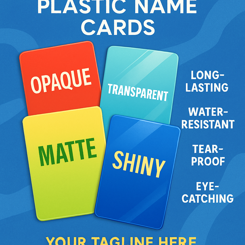 In Name Card Nhựa Bền Chống Thấm Sang Trọng