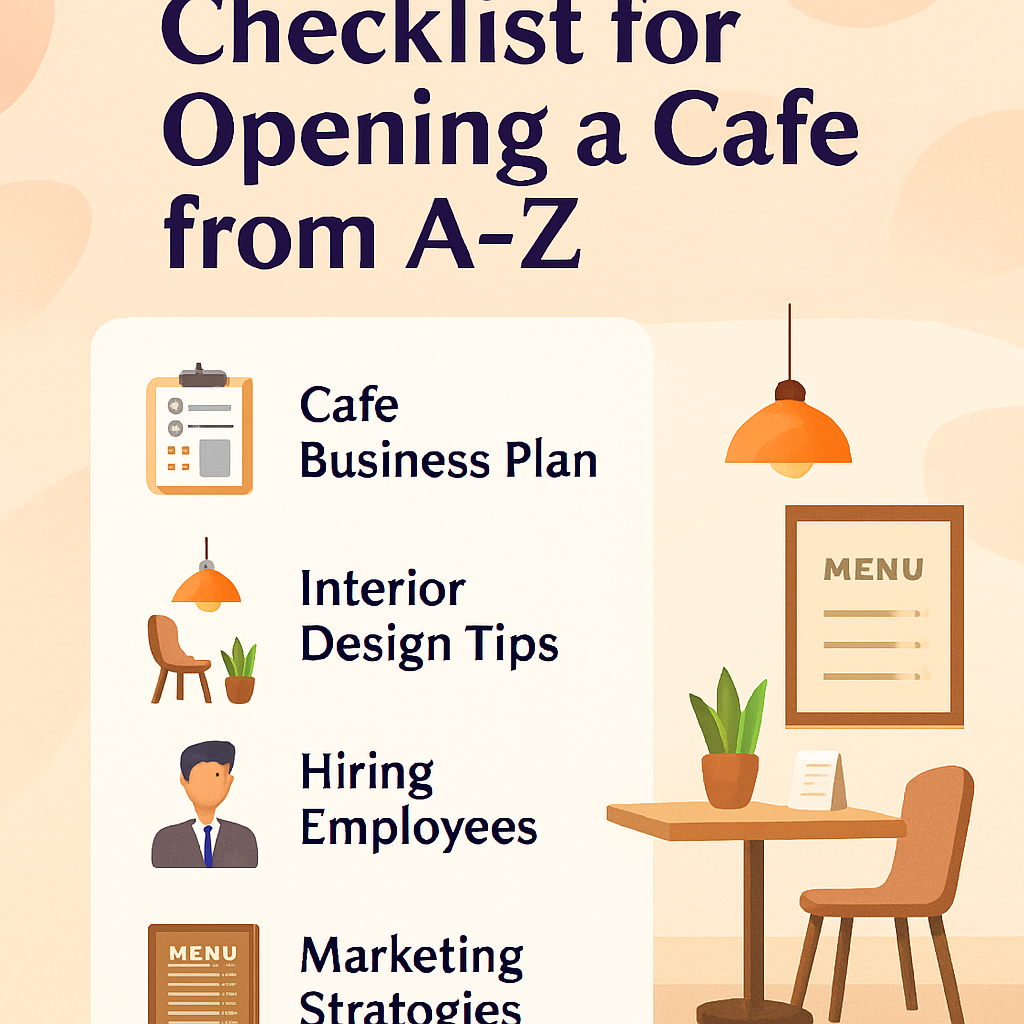 Checklist Mở Quán Cafe Từ A–Z