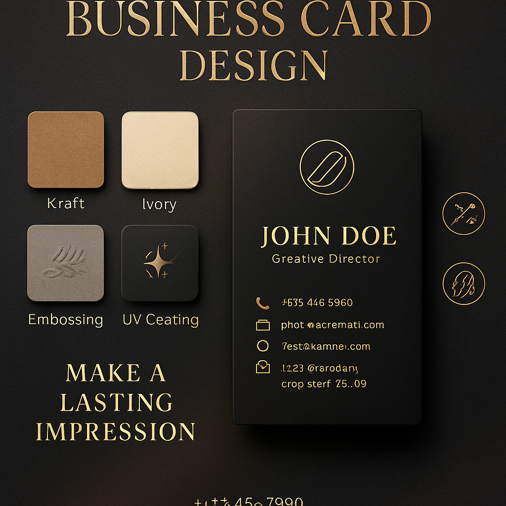 In Name Card Ép Kim Cao Cấp Giá Rẻ