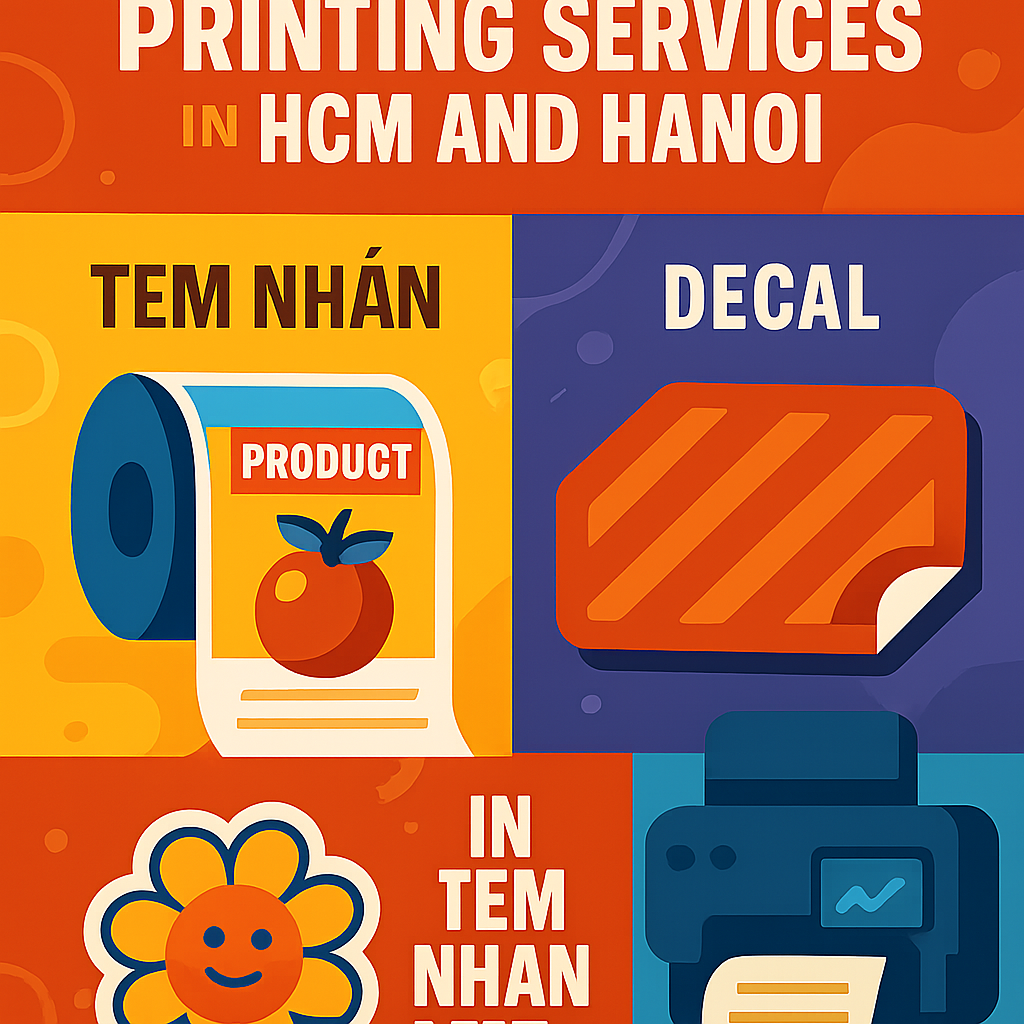 In Tem Nhãn - Sticker Decal Uy Tín Giá Rẻ