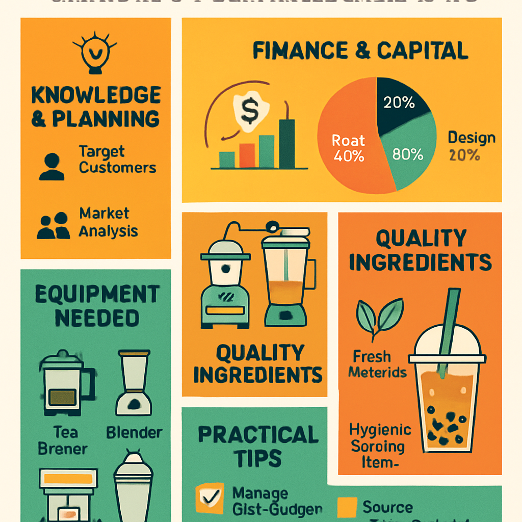 Chuẩn Bị Mở Quán Trà Sữa Hiệu Quả