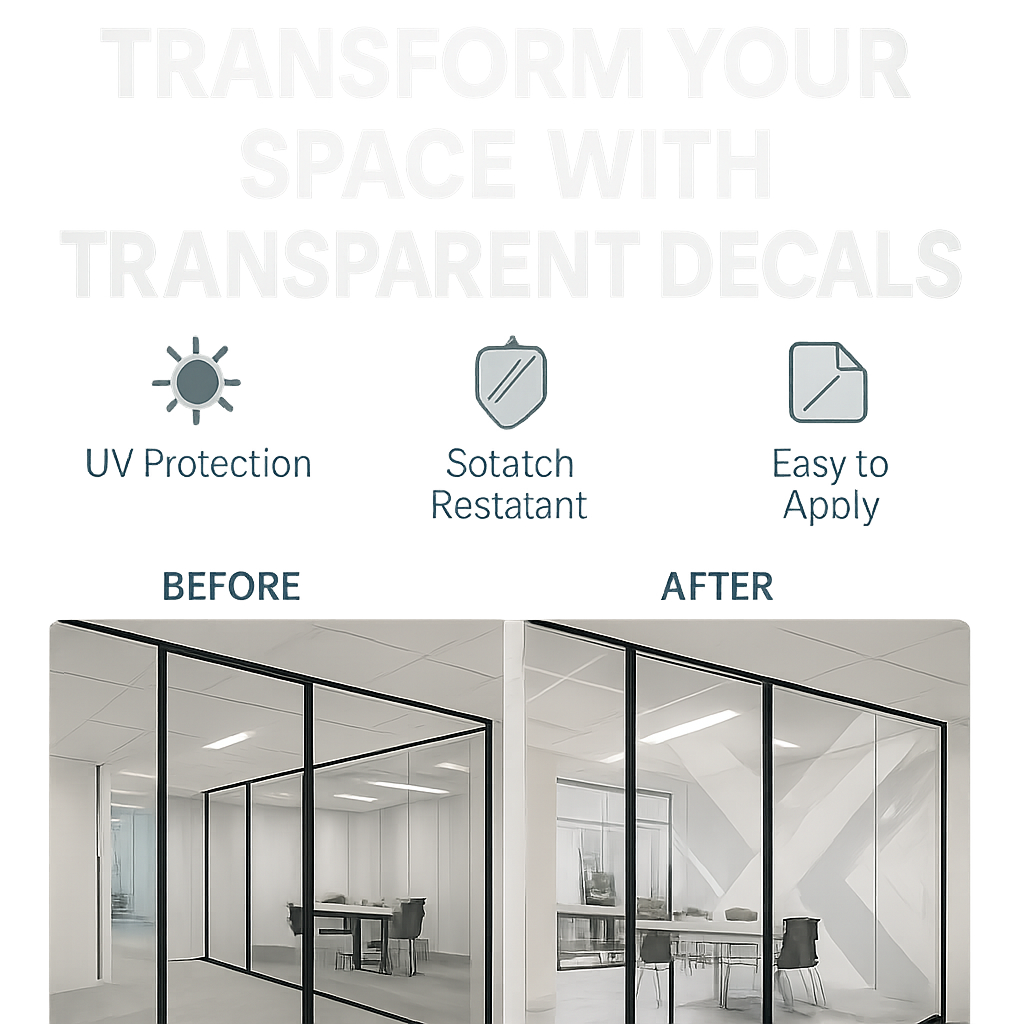 In Decal Trong Suốt: Đặc Điểm, Ưu Điểm & Ứng Dụng