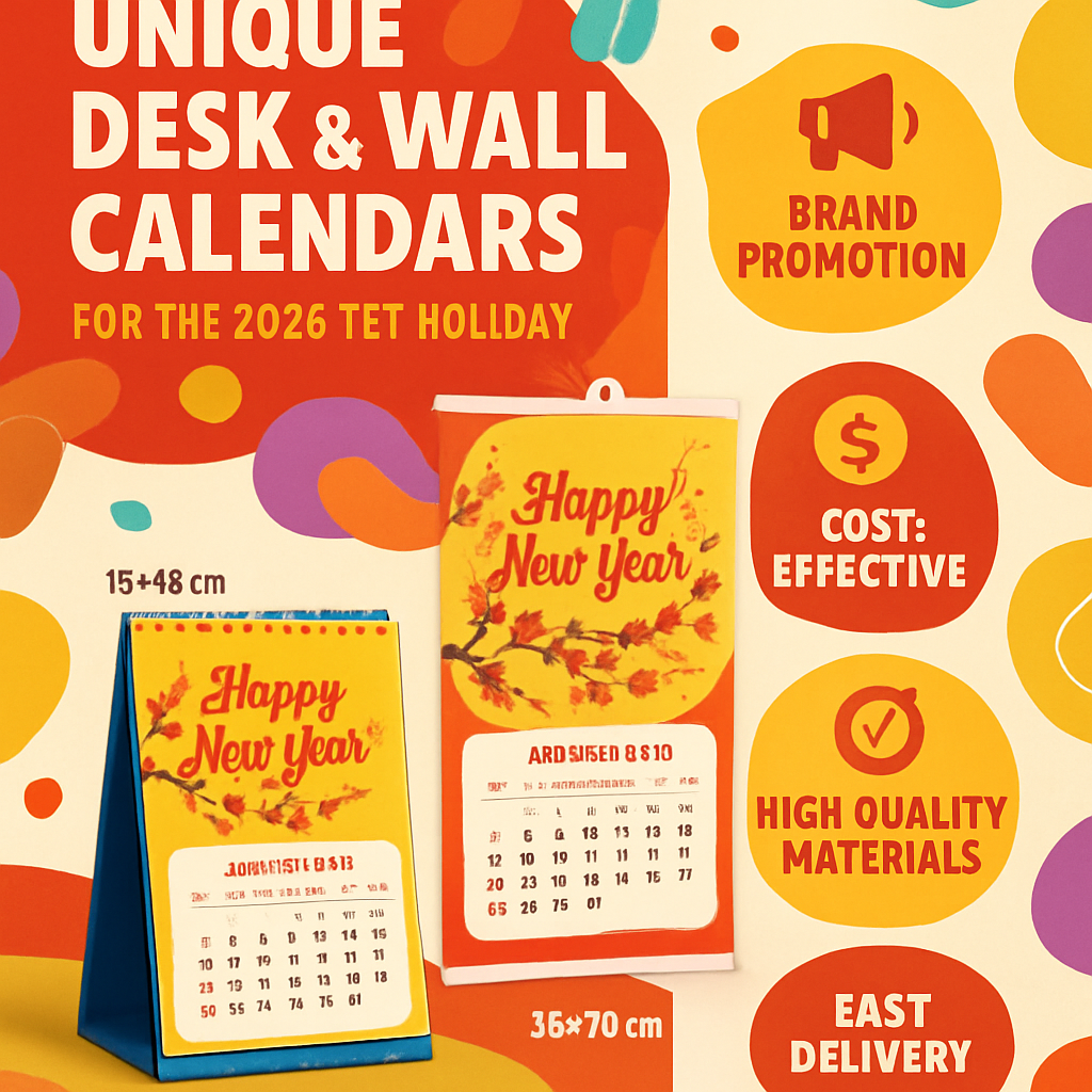 In Lịch Để Bàn & Treo Tường Quà Tặng Doanh Nghiệp 2026