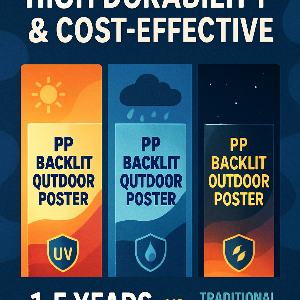 In Poster PP-PP Backlit Bền Chịu Nước Nắng