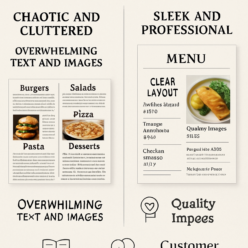 Lỗi Thường Gặp Làm Menu Khó Bán Hàng