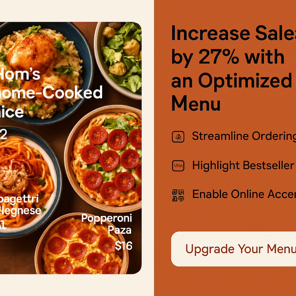 Menu Hiệu Quả Tăng Doanh Thu 27%