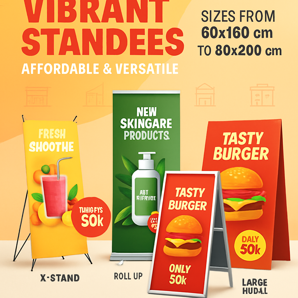 Standee Quảng Cáo Đa Dạng Giá Rẻ, Linh Hoạt