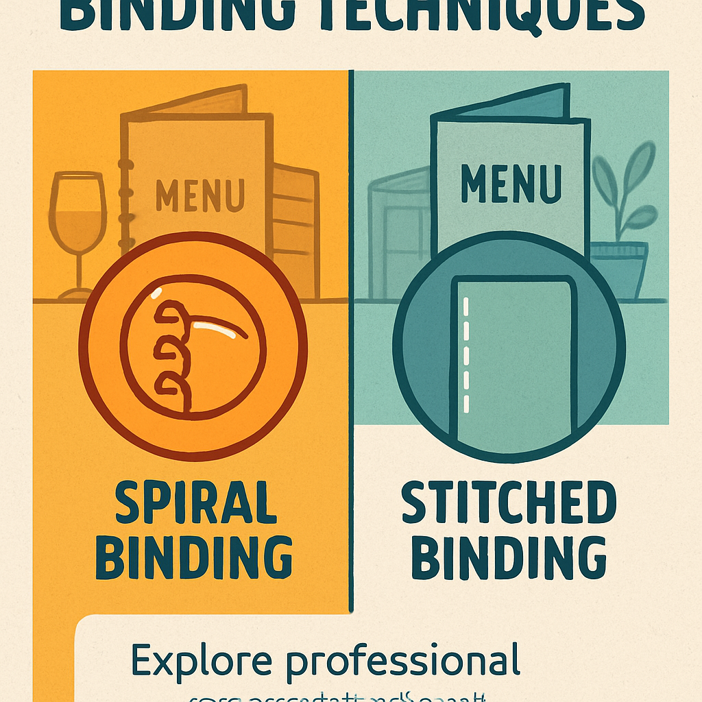 Cách Đóng Gáy Menu Nhiều Trang Chuyên Nghiệp