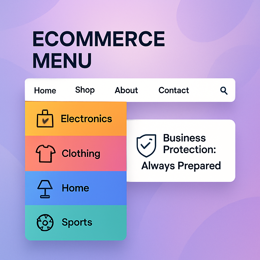 Nên Có Menu Dự Phòng Cho Website TMĐT