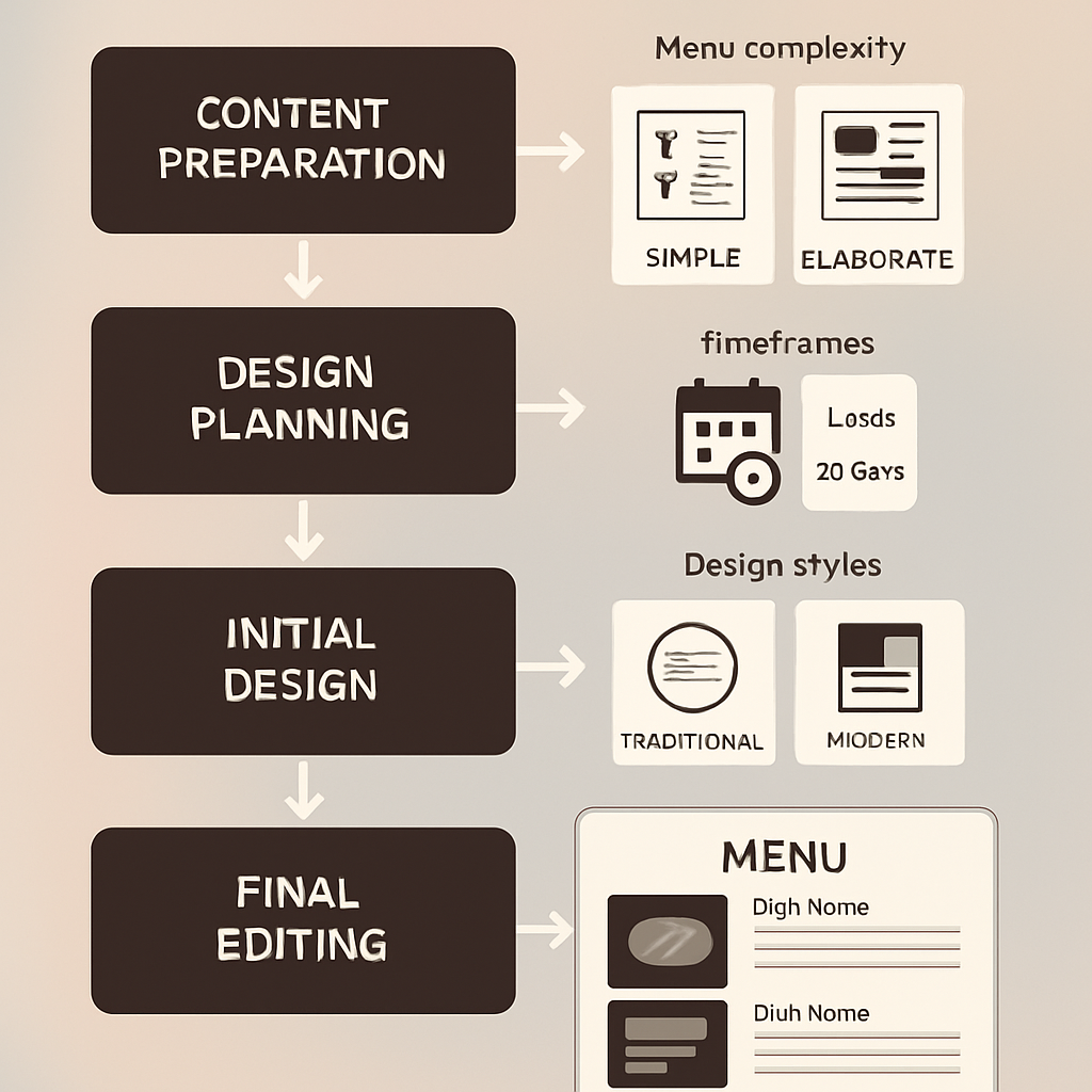 Thời Gian Thiết Kế Menu Từ A–Z