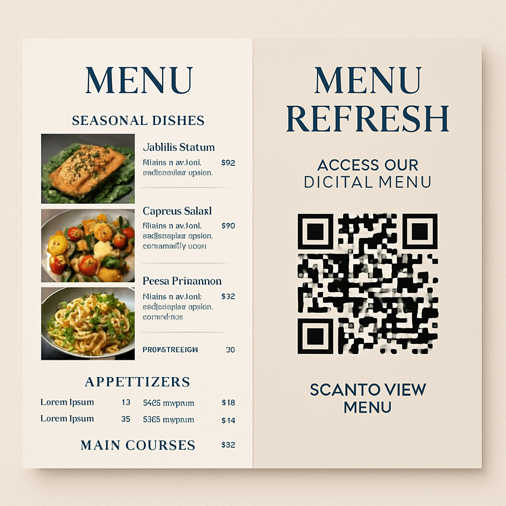 Thay Đổi Món Thường Xuyên Với QR Menu Đẹp