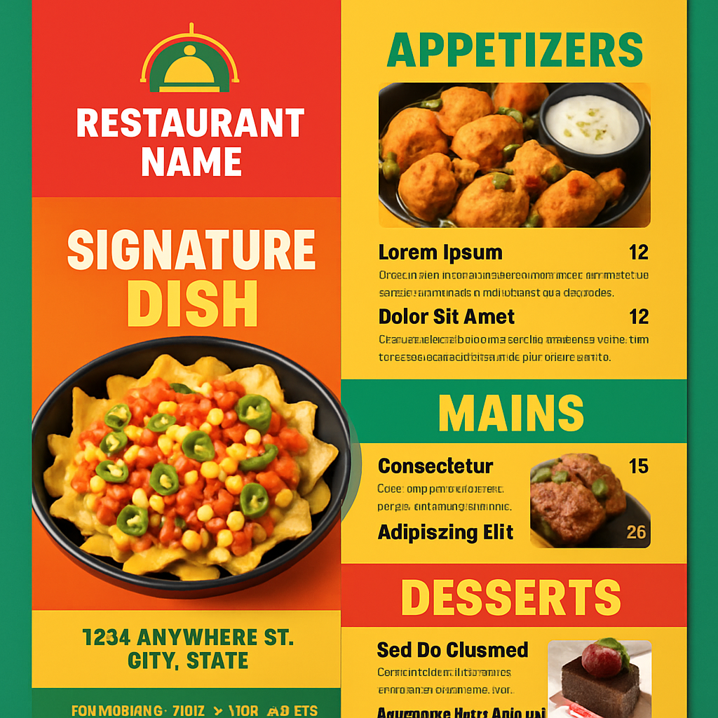 Menu Thương Hiệu Mạnh Để Xây Dựng Dấu Ấn