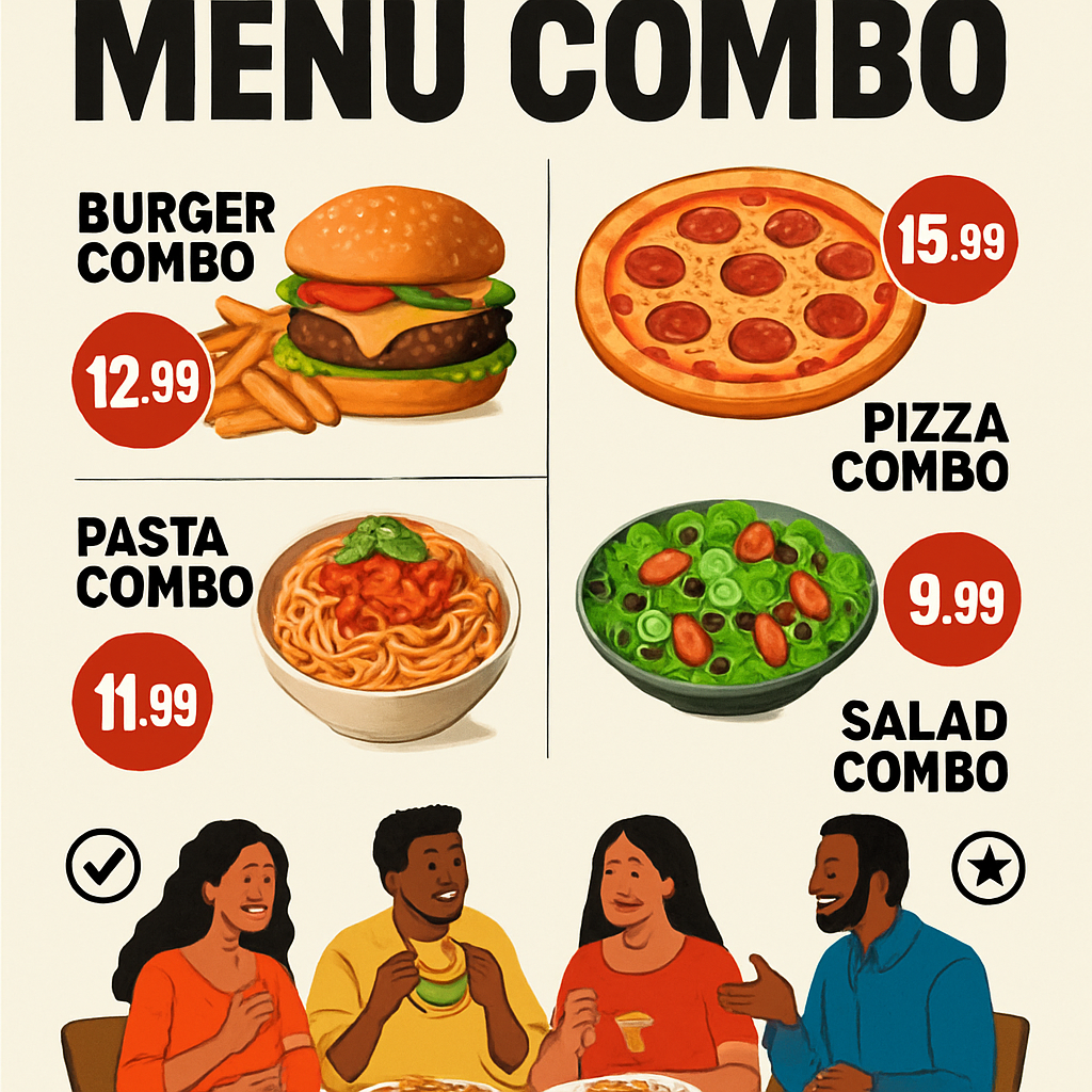 Tại sao nên có combo trên menu?