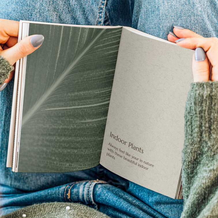 Thiết kế in ấn chuyên nghiệp, tối giản, hiện đại cho sách, tạp chí, brochure về đời sống, cây cảnh, môi trường. Tăng nhận diện thương hiệu ngay hôm nay!